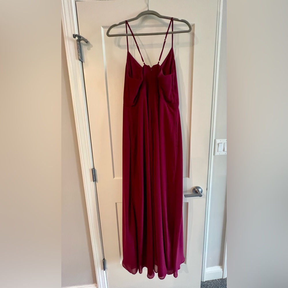 Elegant Birdy Grey Berry Chiffon Dress - Picture 2 of 3